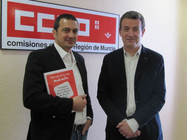 IU-Verdes inicia con CCOO una ronda de reuniones para presentar su programa electoral - 1, Foto 1