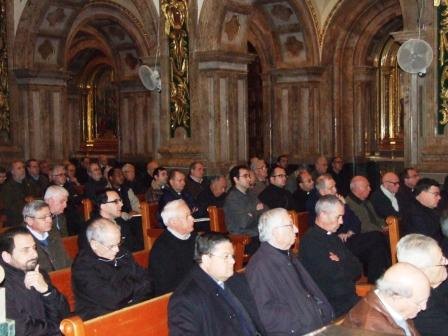 Cientos de sacerdotes de la diócesis de Cartagena participan en el retiro cuaresmal impartido por Mons. Lorca Planes - 2, Foto 2