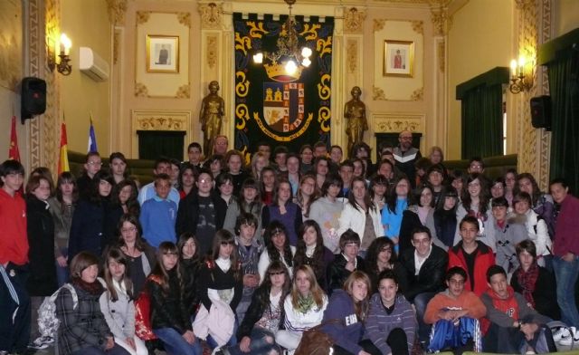 Un total de 37 alumnos franceses han estado en Jumilla y han sido despedidos en el ayuntamiento - 1, Foto 1