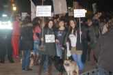La asociacion '4 patas Jumilla' participó en la manifestacion de Murcia contra el maltrato animal