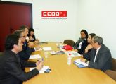 Reunión CCOO Región de Murcia y Delegación de la Embajada Boliviana en España