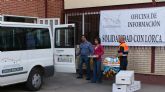 La Oficina de Información y Solidaridad con Lorca ha canalizado las ayudas de más de 1.000 lumbrerenses durante la última semana