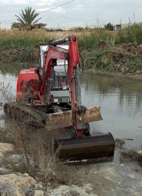 Comienzan los trabajos de entubamiento de la rambla del Saladar a su paso por el barrio de Los Rosales de Lorquí - 2, Foto 2