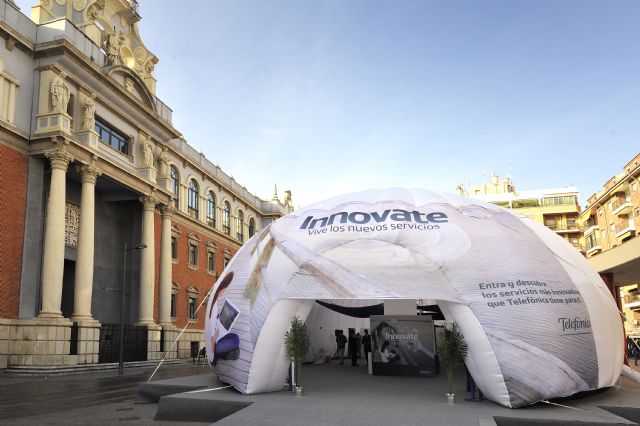 Más de 4.000 murcianos han visitado la carpa ´innovate´ de telefónica - 1, Foto 1