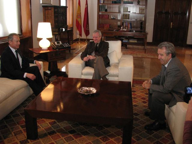 El presidente de la CHS es recibido por el presidente de la Comunidad de Murcia - 1, Foto 1