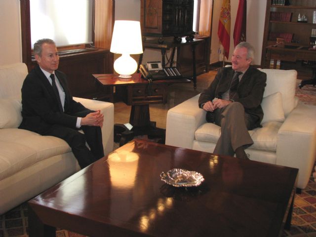 El presidente de la CHS es recibido por el presidente de la Comunidad de Murcia - 2, Foto 2