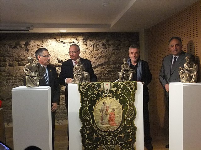 El director de Bienes Culturales ensalza la imaginería murciana en la presentación de los cuatro evangelistas del paso de ´La Aparición´ - 1, Foto 1