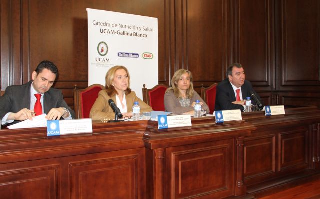 La Católica presenta la cátedra de Nutrición y Salud UCAM-Gallina Blanca - 1, Foto 1