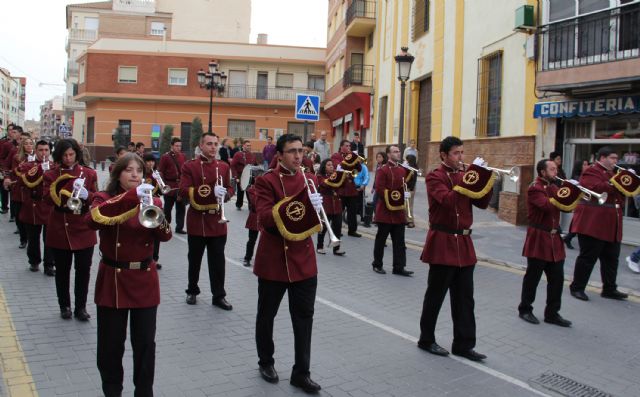 El décimo Encuentro Juvenil de Bandas de Tambores y Cornetas congregó a más de 200 músicos integrantes de bandas de la Región de Murcia y Andalucía - 1, Foto 1