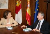 El presidente de la Confederacin Hidrogrfica del Segura se rene con el Gobierno de Castilla-La Mancha