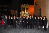 Manuel Campos preside la procesin del Santo Entierro de Alhama de Murcia