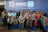 El PP de Totana estuvo presente con 29 compromisarios y uno de NNGG en el XV Congreso regional del pasado sbado