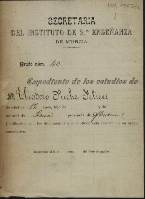 El Archivo General de la Región digitaliza documentos sobre el poeta Eliodoro Puche en el aniversario de su fallecimiento - 1, Foto 1