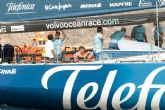 El Volvo Open 70 de Telefnica deslumbra en Cartagena