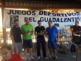 Espectacular duelo de cañas en el XV Certamen Ciudad de Lorca de Pesca Deportiva