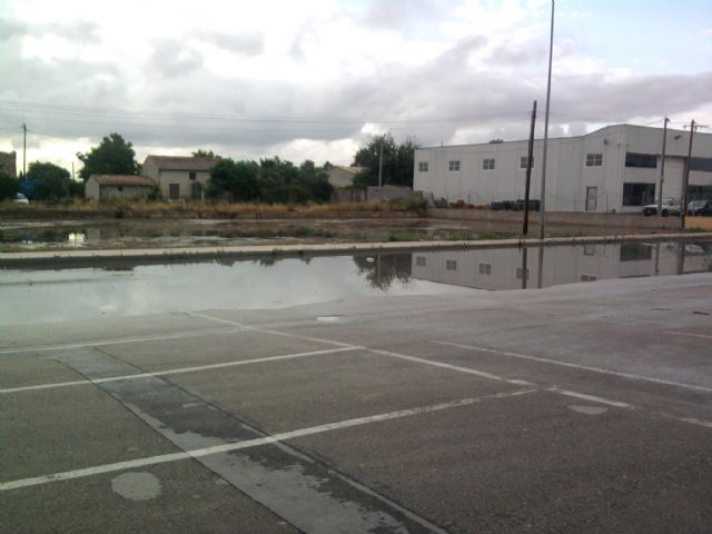 Unidad por Alguazas pide un plan urgente de evacuación de aguas pluviales en el Barrio del Carmen - 1, Foto 1