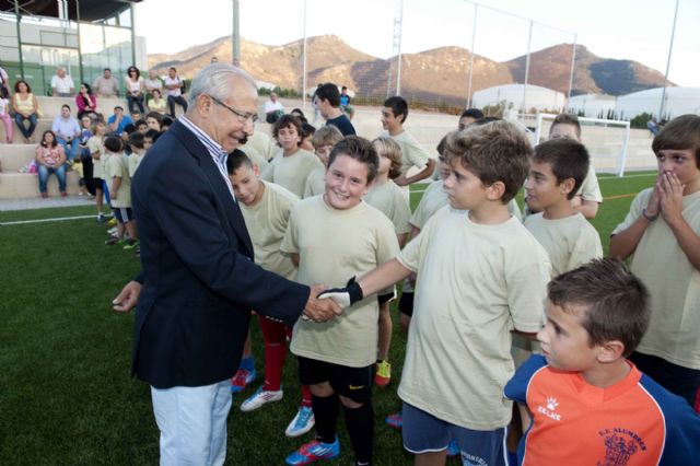 Inaugurado el campo de césped artificial de Alumbres - 4, Foto 4