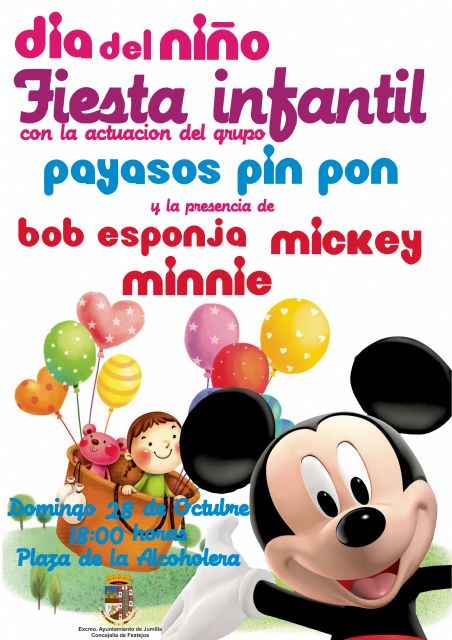 La concejalía de festejos organiza una fiesta infantil para celebrar el día del niño - 1, Foto 1