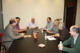 El Grupo Municipal de IU-Verdes se reuni con la direccin de la Confederacin de Empresarios del Bajo Guadalentn