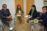 La alcaldesa solicita al delegado territorial de la ONCE en Murcia la promocin del Yacimiento Argrico La Bastida y la agricultura totanera en los cupones durante el año 2013