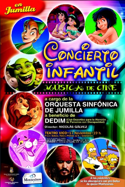 El sábado, el Vico ofrece un Concierto Infantil a beneficio de DEDIM - 2, Foto 2