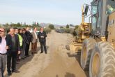 Se inicia la primera fase de reparación de caminos rurales dañados por la riada del 28 de septiembre