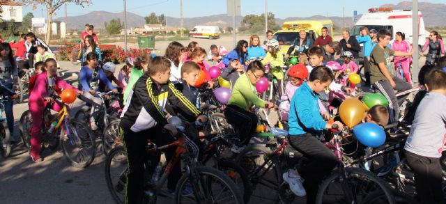 Más de 100 familias participaron en el Ciclopaseo en La Estación- Esparragal de Puerto Lumbreras - 1, Foto 1
