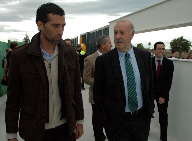 Vicente del Bosque visitó Pinatar Arena - 1, Foto 1