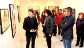 Inaugurada la exposicin de pintura 'Miradas Figurativas' del joven artista lumbrerense Javier Parra