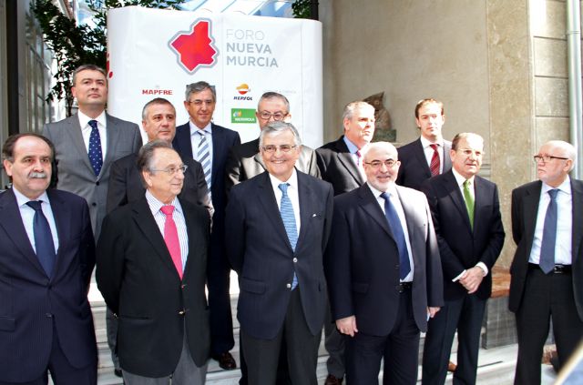 El presidente de la UCAM acompaña al Fiscal General, Eduardo Torres-Dulce en el Foro Nueva Murcia - 1, Foto 1