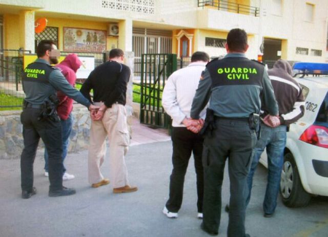 La Guardia Civil detiene a siete personas por sustracciones en fincas y granjas de la Región - 1, Foto 1