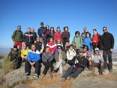 Un total de 35 senderistas participaron en la ruta organizada por la concejala de Deportes en el Parque Regional del Valle y Carrascoy