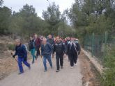 Un total de veintin senderistas participaron el pasado domingo en una ruta que discurri por Sierra Espuña