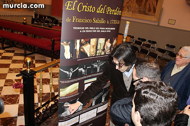 El restaurador Fernndez Labaña expone las investigaciones que le han  llevado a atribuir a Salzillo el Cristo del Perdn - 19