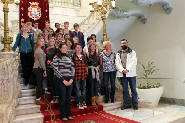 Visita de alumnos ingleses al Palacio Consistorial - 1, Foto 1