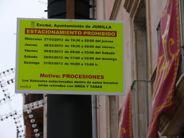 La Concejalía de Servicios junto a la de Tráfico y Movilidad, han preparado una señalización especial de cara a la Semana Santa - 1, Foto 1