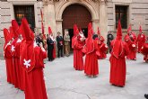 Valcrcel recibe en el Palacio de San Esteban a la convocatoria de la Archicofrada de la Sangre