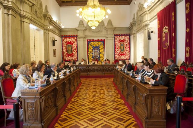 El pleno municipal de Cartagena apoya a los trabajadores de Navantia - 1, Foto 1