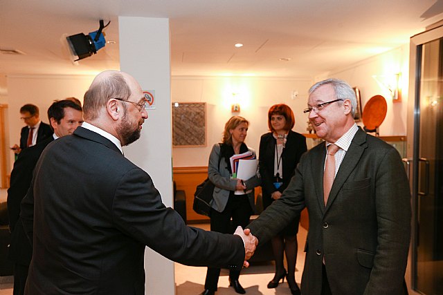 Valcárcel insta al presidente del Parlamento Europeo a que se cierre el acuerdo sobre los presupuestos de la UE antes del verano - 1, Foto 1