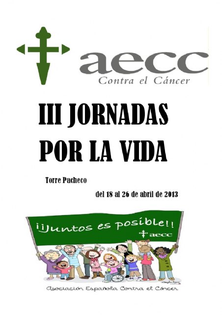 Arrancan las “III Jornadas por la vida” de Torre-Pacheco - 2, Foto 2