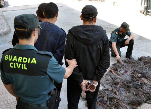 La Guardia Civil detiene a tres personas con cerca de media tonelada de cobre en Santomera - 3, Foto 3
