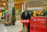 El concejal de Comercio Pedro Lpez asisti a la inauguracin de un mercado ecolgico promovido por el INFO, en Eroski