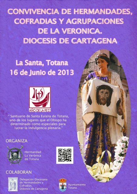 El Santuario de La Santa de Totana acoge la Convivencia de Hermandades, Cofradías y Agrupaciones de La Verónica de la Diócesis de Cartagena el próximo 16 de junio - 4, Foto 4