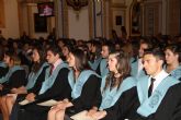 Acto de Imposición de Becas y Entrega de Diplomas a los alumnos de la Primera Promoción del Grado en Educación Primaria (Grupos C y D) de la UCAM