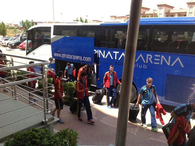 España sub20 ya se entrena en Pinatar Arena - 5, Foto 5