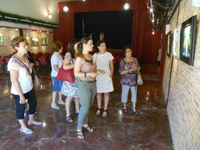 El Centro de la Mujer de Santo Ángel clausura su exposición de pintura ´Un paseo por el jardín´ - 1, Foto 1