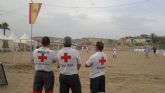 Cruz Roja Española en guilas responsable de la cobertura sanitaria en el Campeonato de España de Futbol Playa