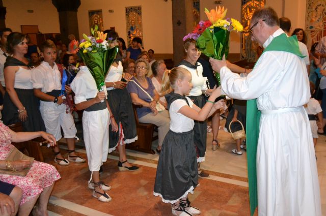 Lo Pagán honra a la Virgen del Carmen con una ofrenda de flores y frutos - 1, Foto 1