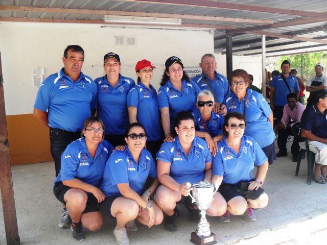 El equipo femenino del Club de Petanca Puerto de Mazarrn se alza campen de la Regin de Murcia, Foto 1