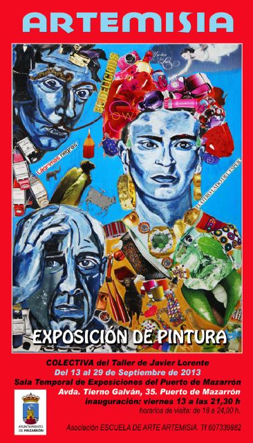 Este viernes 13 se inaugura a las 21:30 horas en Puerto de Mazarrn la exposicin de pintura colectiva 